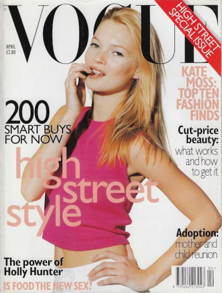 Mario Testino’s “Kate Moss for Vogue” (1996)