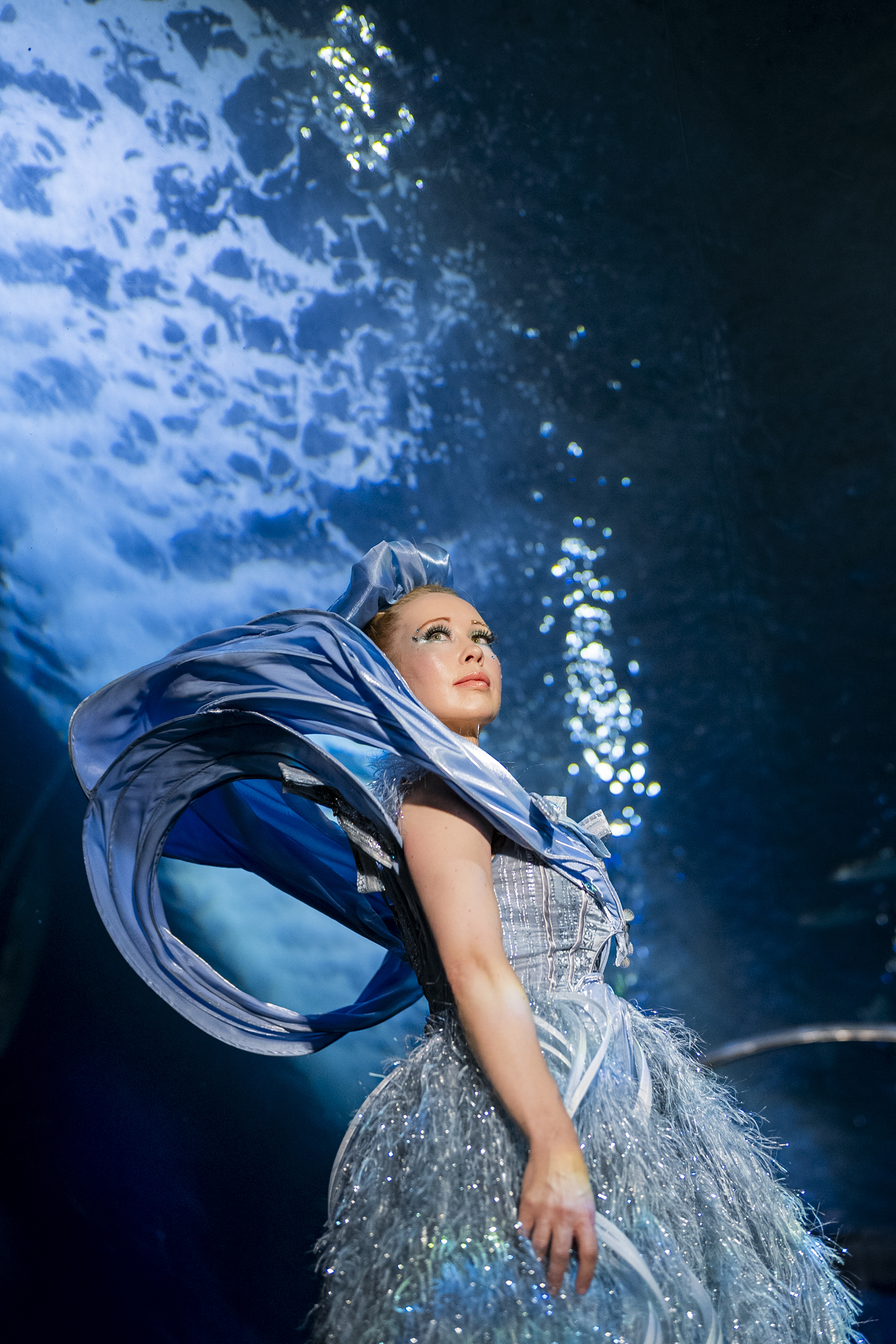 Joanna Jia Couture | "Water of Life" Collection | Aquarium of the Bay | Paul Tocatlian | Kisau Photography