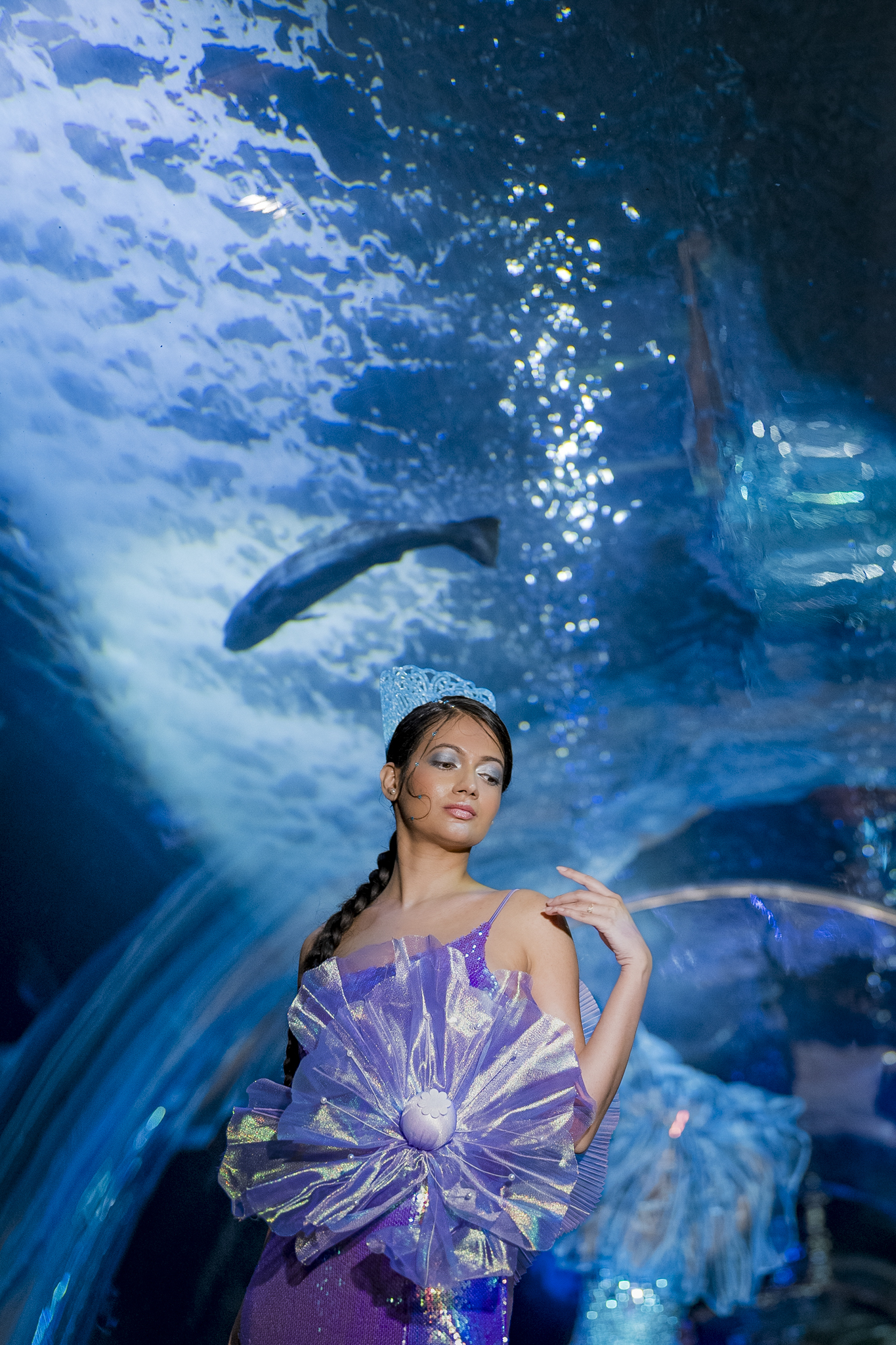 Joanna Jia Couture | "Water of Life" Collection | Aquarium of the Bay | Paul Tocatlian | Kisau Photography