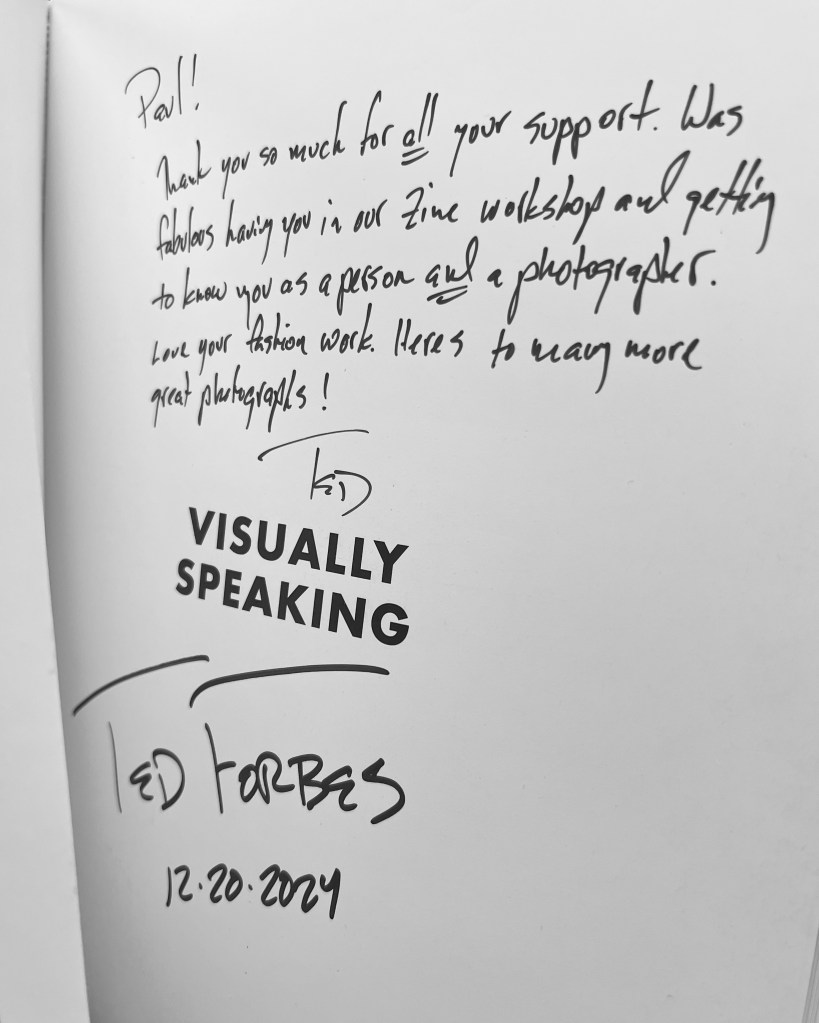 Ted Forbes | Visually Speaking | The Art of Photography | Signed Book