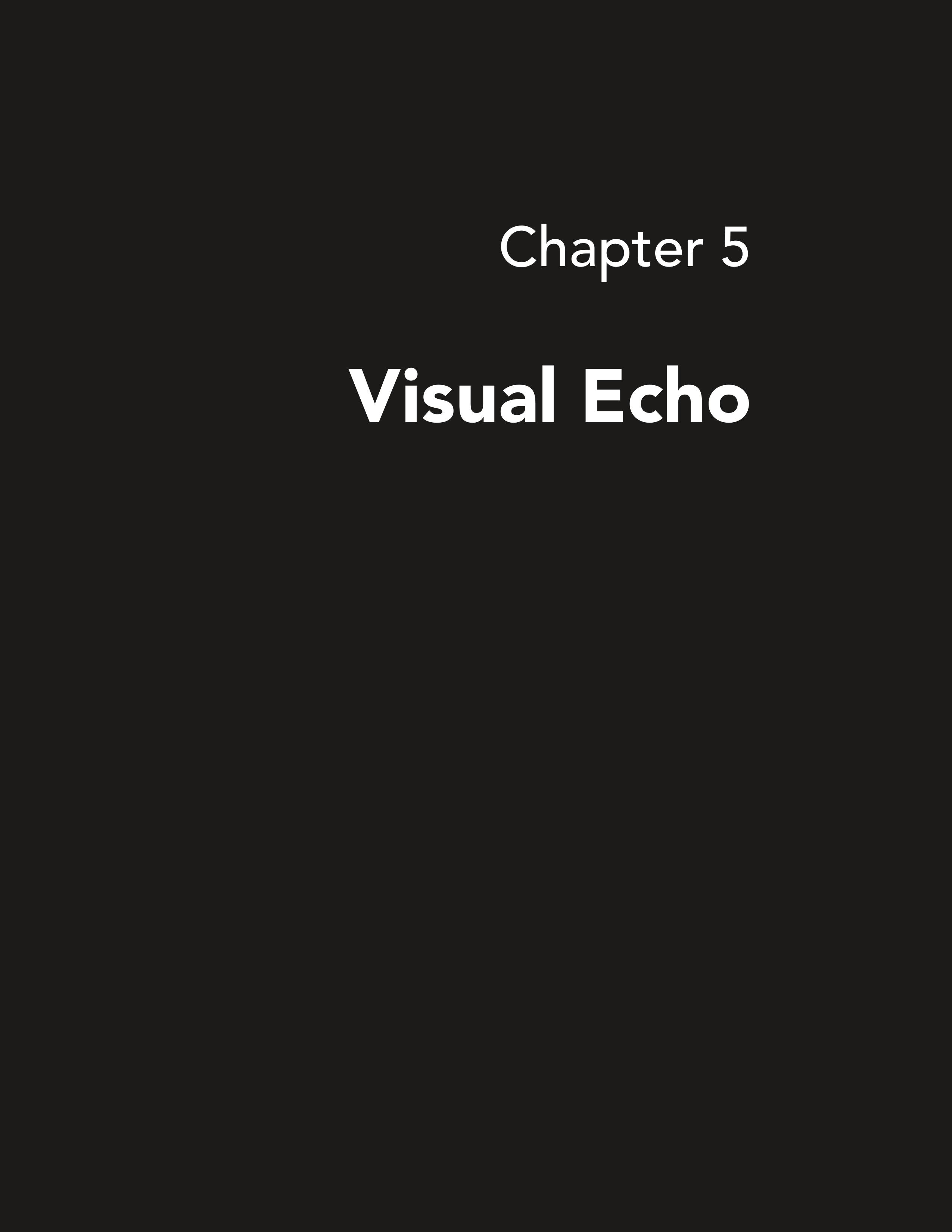 The Melbourne Portraits Project | Chapter 5: Visual Echo