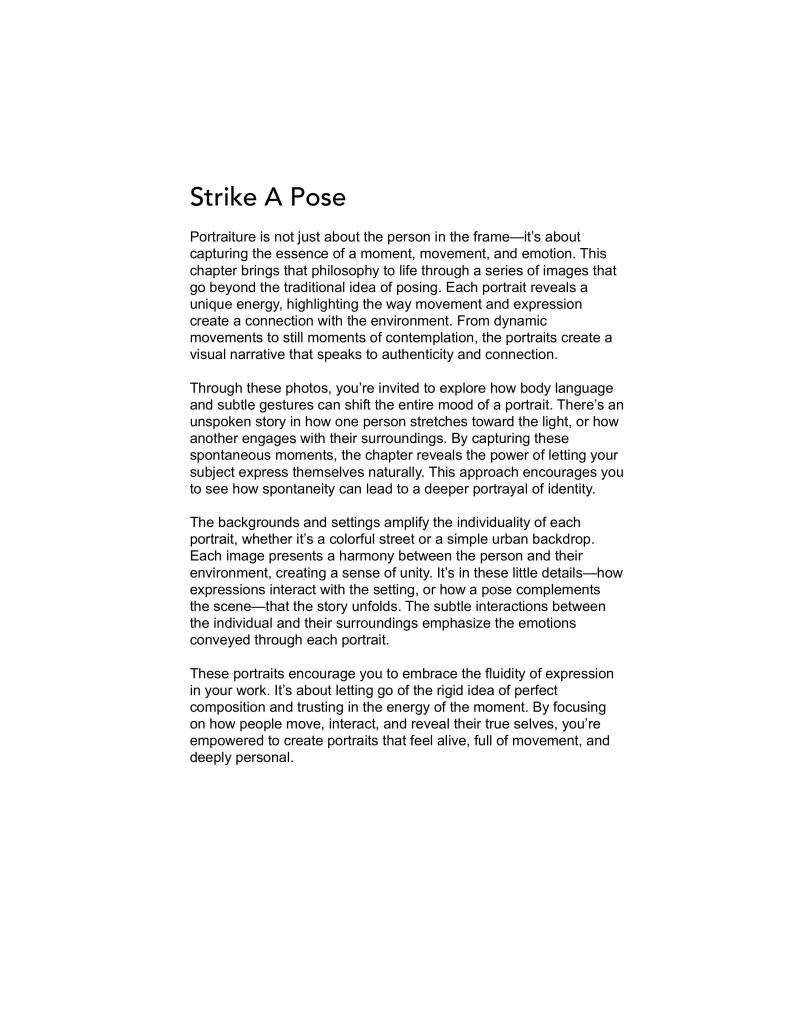 The Melbourne Portraits Project | Chapter 7 | Strike A Pose