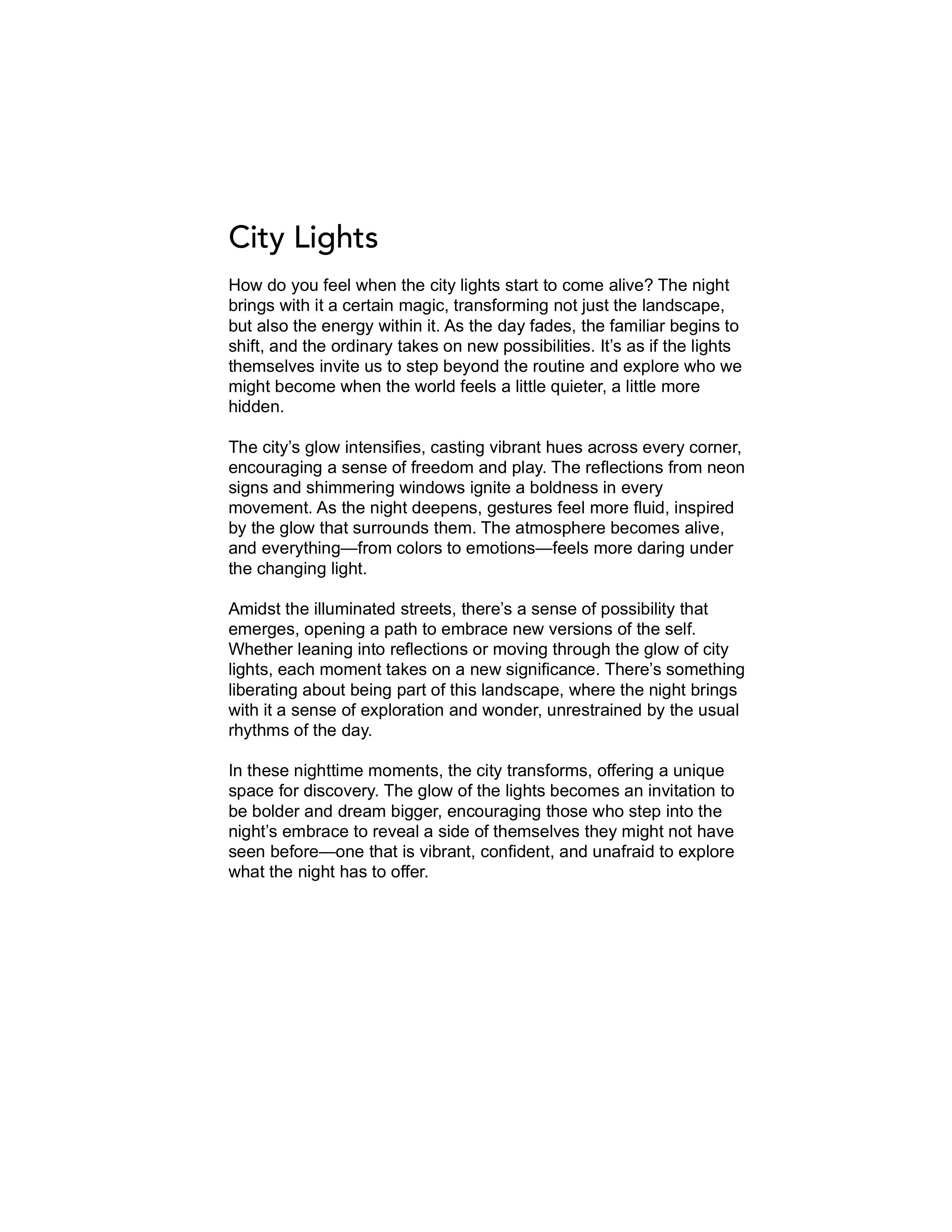 The Melbourne Portraits Project | Chapter 10 | City Lights