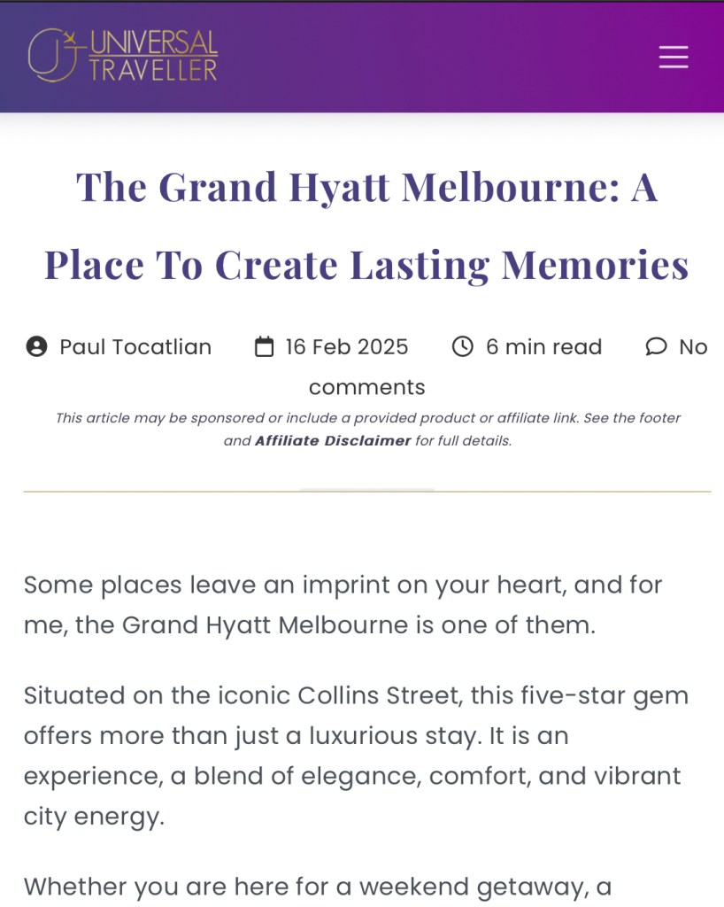 Universal Traveller | Melbourne | Kisau Photography by Paul Tocatlian