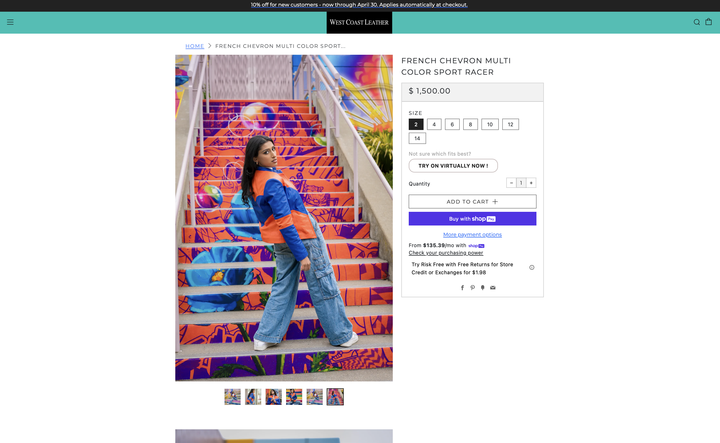 Darlene | Sport Racer Series | West Coast Leather