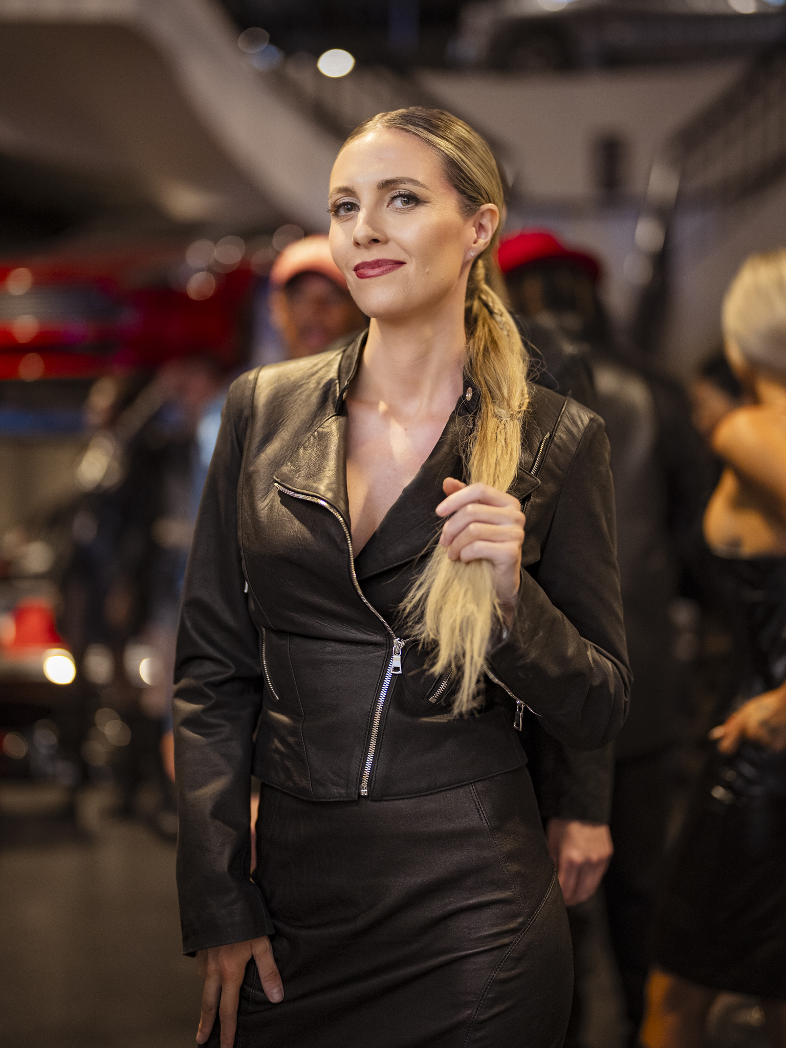 Jamie Lee Kendall | West Coast Leather | Taormina Motorsports | Fashion Show