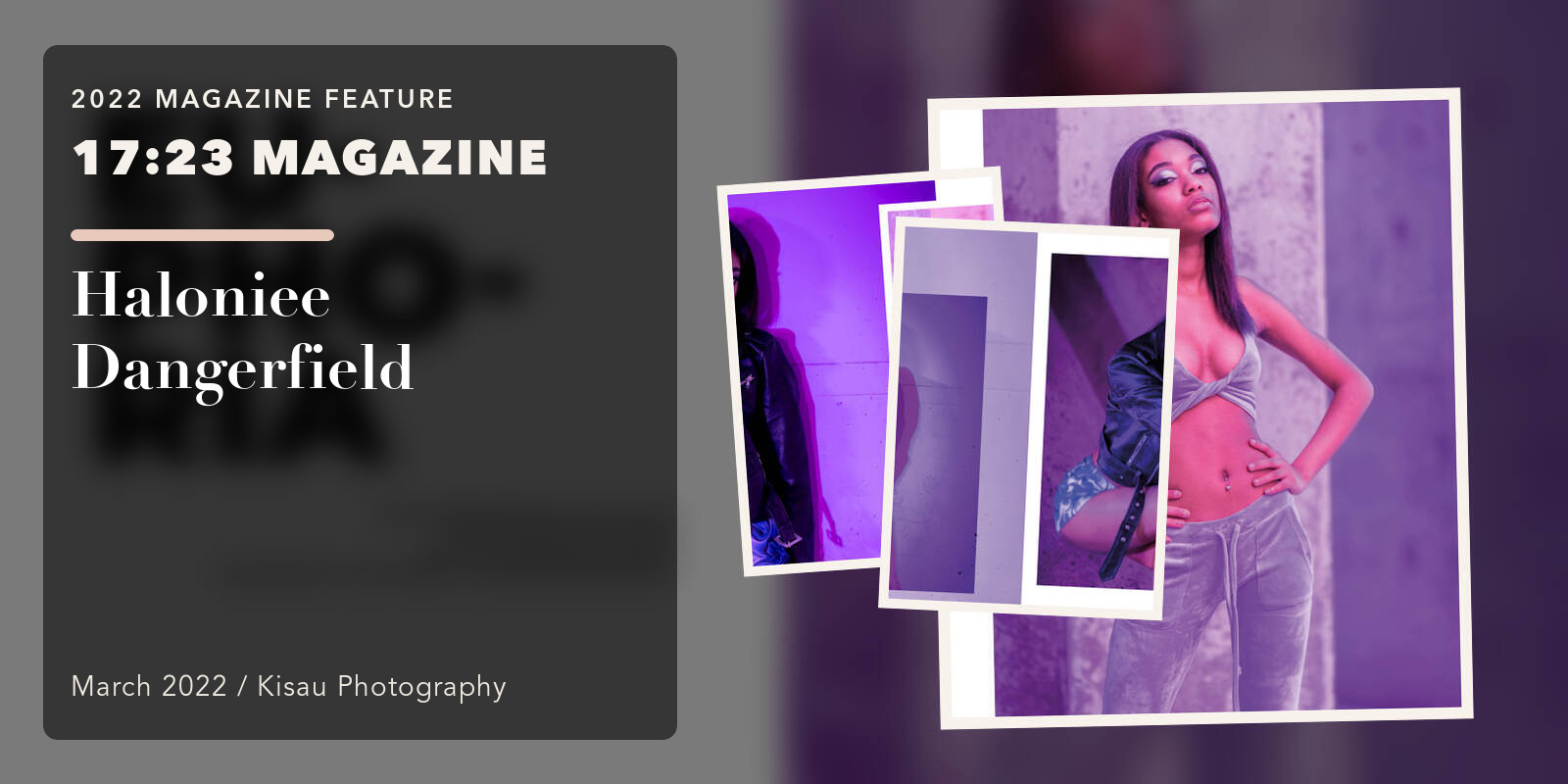 17:23 Magazine: Haloniee Dangerfield