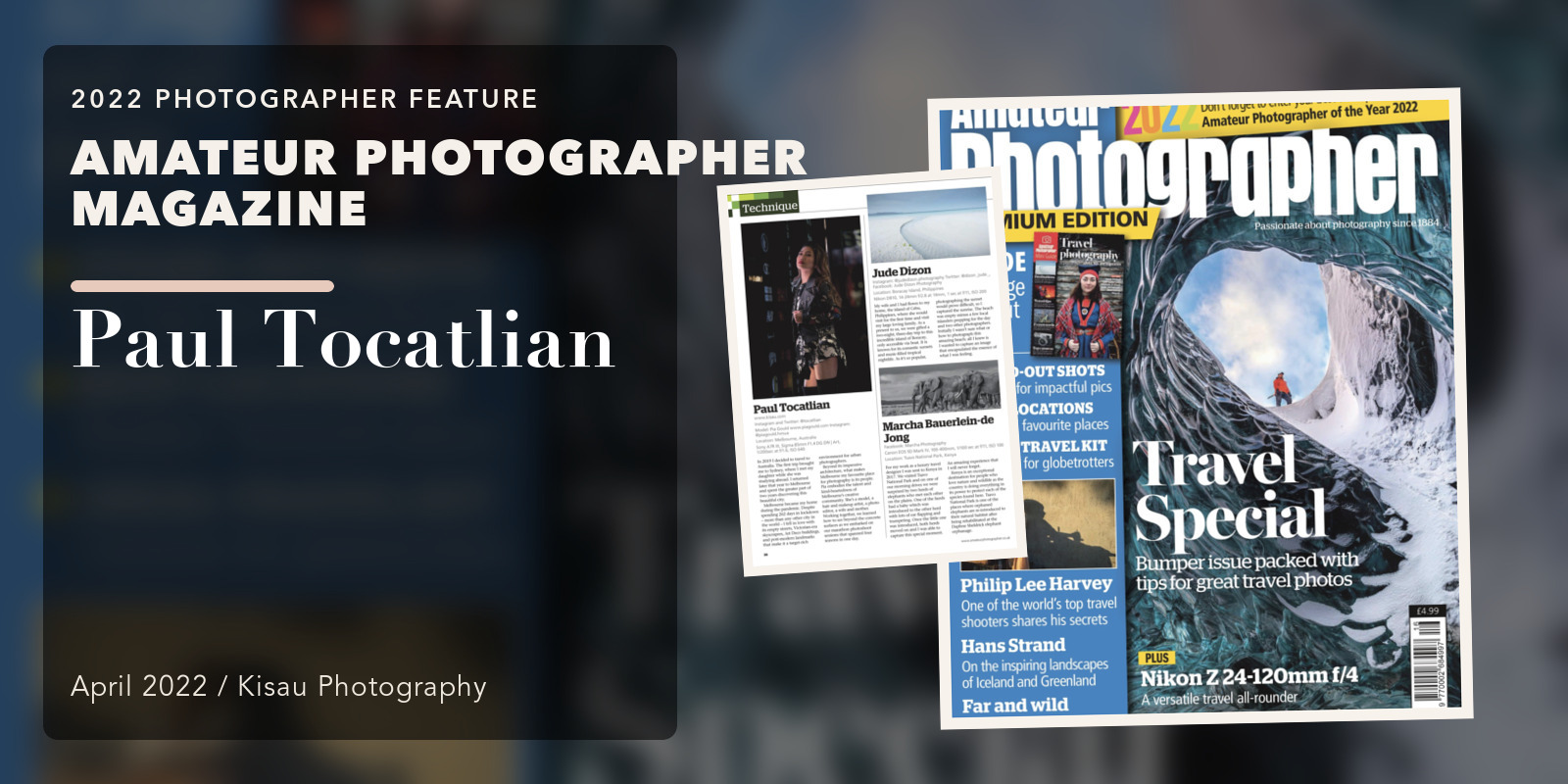 Paul Tocatlian Featured in Amateur Photographer