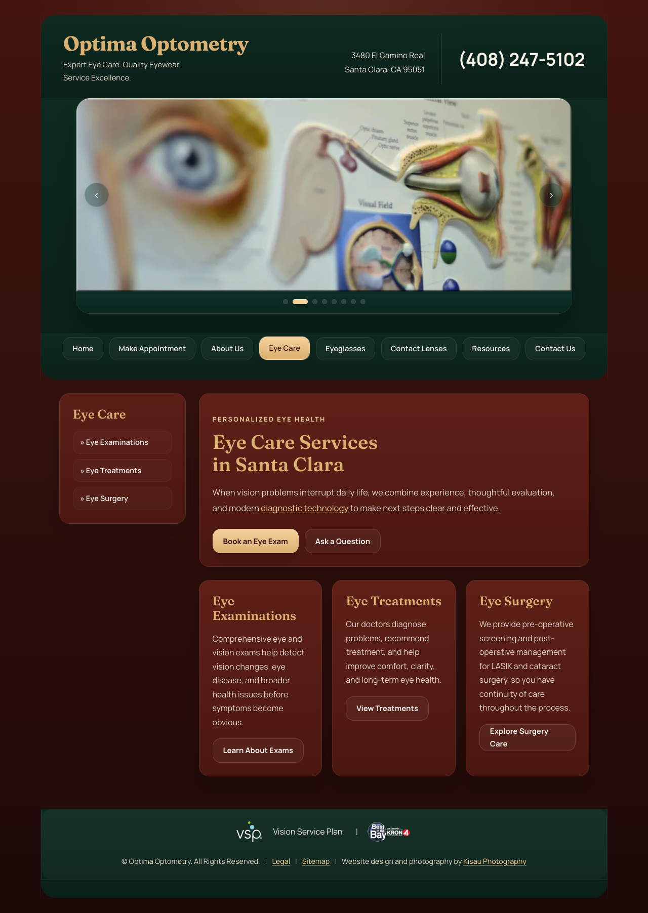 Expert Eye Care. Quality Eyewear. Service Excellence | Optima Optometry | Santa Clara