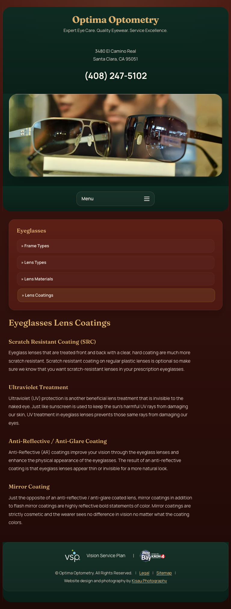 Expert Eye Care. Quality Eyewear. Service Excellence | Optima Optometry | Santa Clara