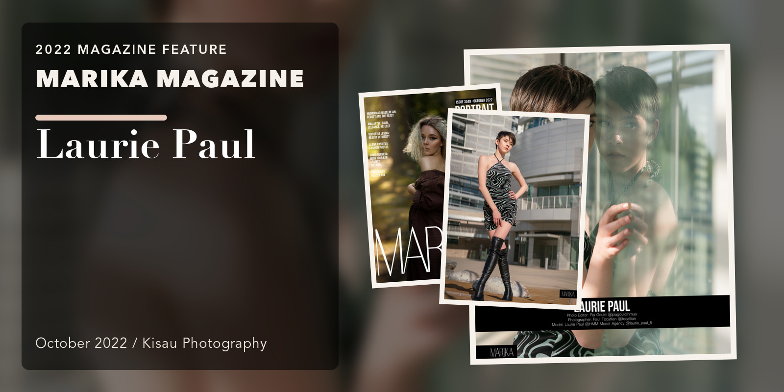 MARIKA Magazine: Laurie Paul