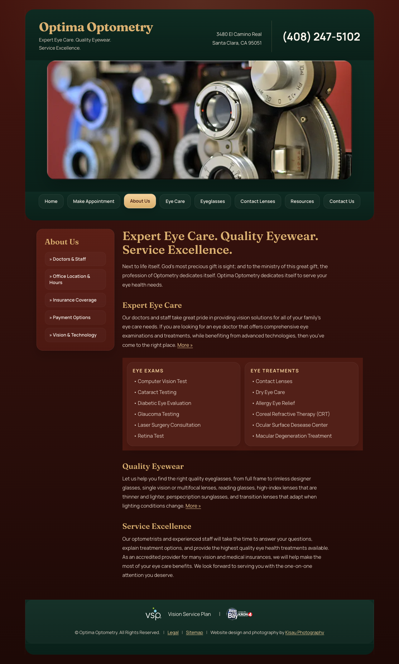 Expert Eye Care. Quality Eyewear. Service Excellence | Optima Optometry | Santa Clara