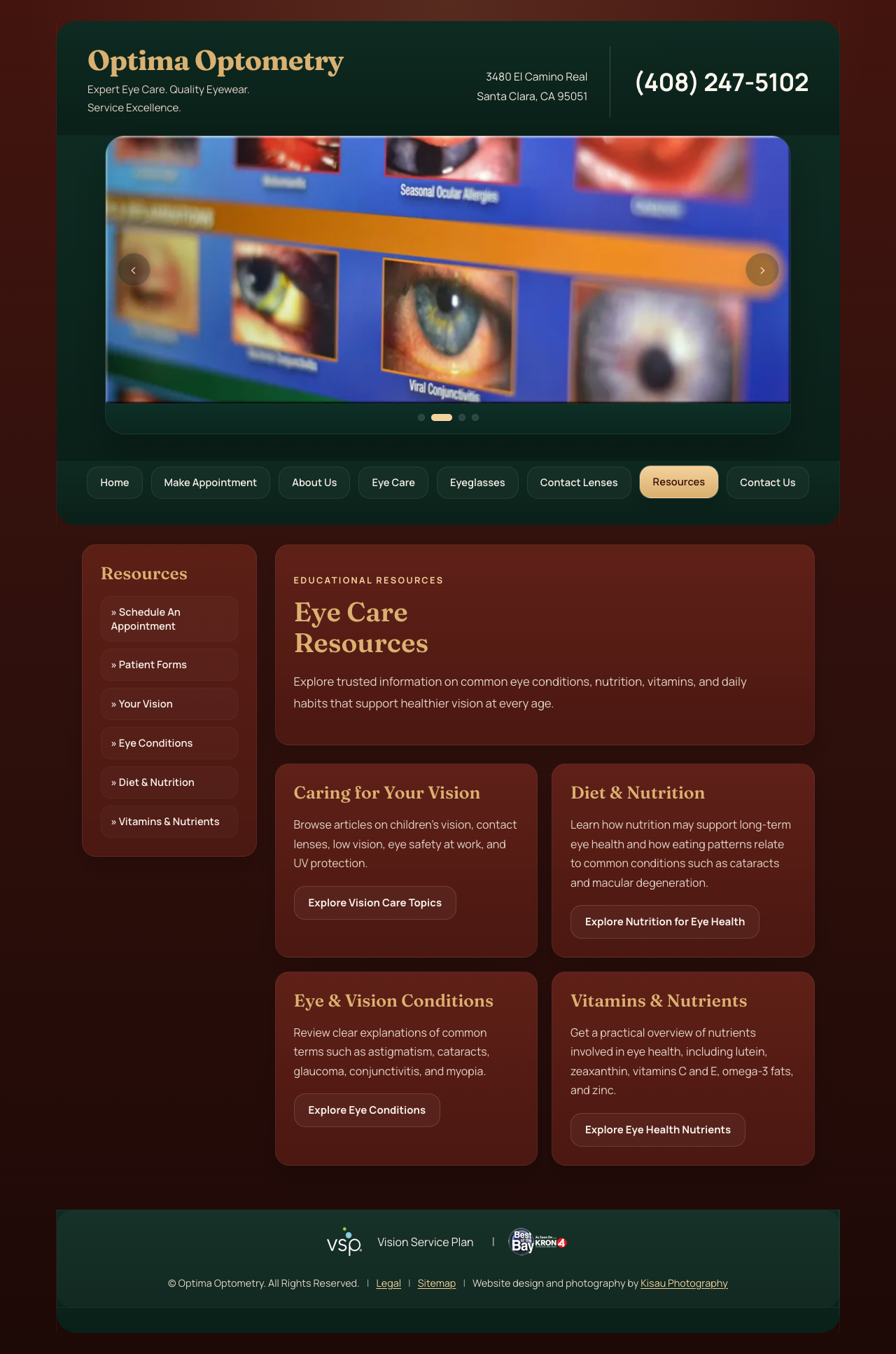 Expert Eye Care. Quality Eyewear. Service Excellence | Optima Optometry | Santa Clara